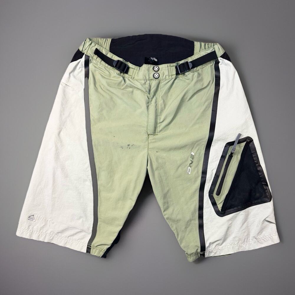 DNA Mountain Bike MTB Cycling Shorts Olive Green Adjustable Men's 1131
